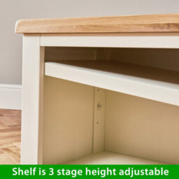 The Furniture Market Cotswold Cream Painted Small Tv Unit Up To 50 Tv Size - thumbnail 5