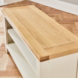 The Furniture Market Cotswold Cream Painted Small Tv Unit Up To 50 Tv Size - thumbnail 6