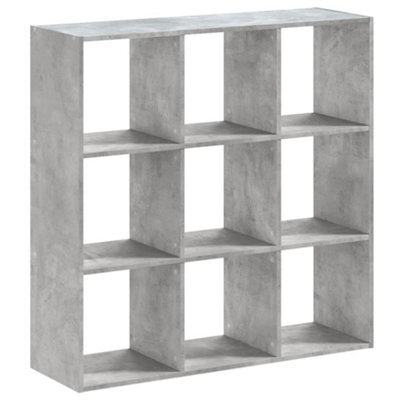 Berkfield Durable Bookcase Concrete Grey 102X32X102 Cm Engineered Wood
