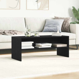 Berkfield Tv Cabinet Black Oak 100X40X40 Cm Engineered Wood - thumbnail 3