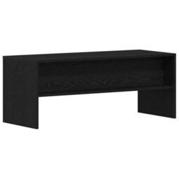 Berkfield Tv Cabinet Black Oak 100X40X40 Cm Engineered Wood - thumbnail 7