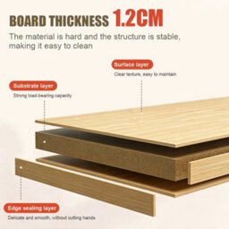 Office Filing Cabinet Mobile Printer Stand File Storage Drawers Wheels - thumbnail 5
