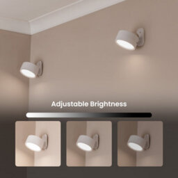 Valuelights Marshall Pack Of 2 - Easy Fit Rechargeable Spotlight Colour Changing Touch Light - White - thumbnail 4