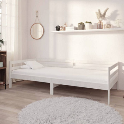 Vidaxl Day Bed Without Mattress White Solid Wood Pine 90X200Cm - image 1