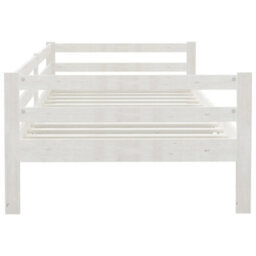 Vidaxl Day Bed Without Mattress White Solid Wood Pine 90X200Cm - thumbnail 6