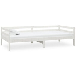 Vidaxl Day Bed Without Mattress White Solid Wood Pine 90X200Cm - thumbnail 2