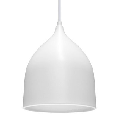 Long Life Lamps Company Modern White Fine Metal Ceiling Pendant Light Shade M0057 - image 1