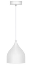 Long Life Lamps Company Modern White Fine Metal Ceiling Pendant Light Shade M0057 - thumbnail 4