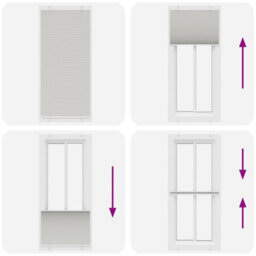 Berkfield Modern Pleated Blind Light Grey 85X200 Cm Fabric Width 84.4 Cm Polyester - thumbnail 7