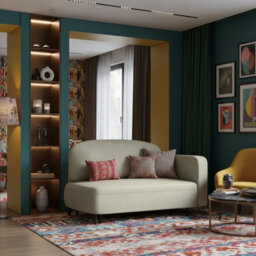 Solo Sofa Bed With Sleeping Function And Storage Compartment Polyurethane Foam Wooden Metal Legs 162X93X97Cm Light Green Right - thumbnail 2