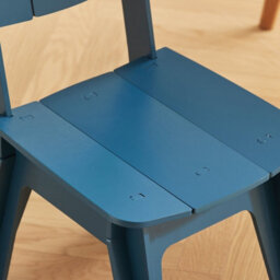 Sobuy Hfst01-B, Kitchen Chair Dining Chair Office Chair Desk Chair In Mortise And Tenon Structure,blue,w44Xd60Xh86 - thumbnail 4