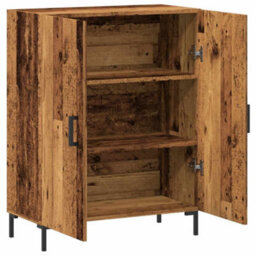 Berkfield Sideboard Old Wood 69.5X34X90 Cm Engineered Wood - thumbnail 7