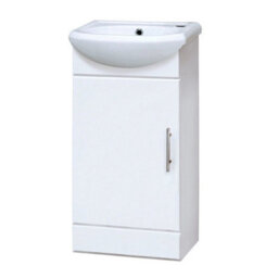 400mm Bathroom Vanity Unit With Sink Gloss White - thumbnail 6
