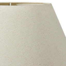 Pacific Lifestyle Seychelles 25Cm Cream Slubby Cotton Empire Cylinder Shade - thumbnail 3