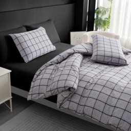 Pamposh Super King Duvet Set Premium Brushed Microfiber Super King Duvet Cover Ultrasoft Hypoallergenic With Zipper Closure - thumbnail 3