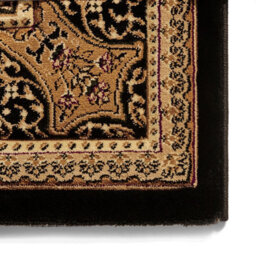 Cream Traditional Easy To Clean Bordered Floral Rug For Dining Room-200Cm X 290Cm - thumbnail 4