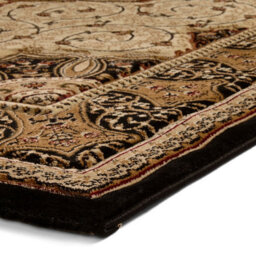 Cream Traditional Easy To Clean Bordered Floral Rug For Dining Room-200Cm X 290Cm - thumbnail 5