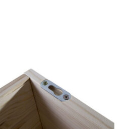 Woodeedoo Set Of 4 Pine Cube Shelves Square Wall Mount Storage Display Boxes In Natural Wood 31.5 X 17 X 31.5 Cm - thumbnail 7
