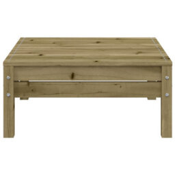 Berkfield Garden Sofa 2-Seater With Footstool Impregnated Wood Pine - thumbnail 8