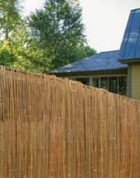 Wadan 1.8M X 4M Natural Reed Screen - Reed Fence Screening Roll For Garden Privacy - thumbnail 1