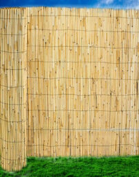 Wadan 1.8M X 4M Natural Reed Screen - Reed Fence Screening Roll For Garden Privacy - thumbnail 2