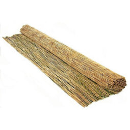 Wadan 1.8M X 4M Natural Reed Screen - Reed Fence Screening Roll For Garden Privacy - thumbnail 3