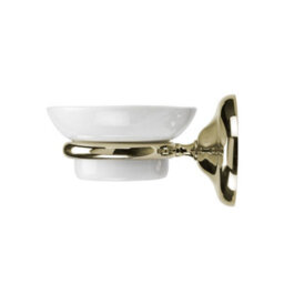 Croydex Grosvenor Flexi-Fix™ Gold Soap Dish And Holder - thumbnail 3