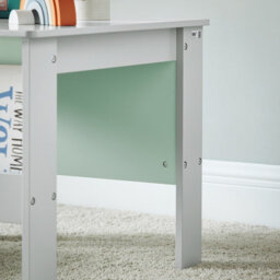 Sobuy Kmb88-Hg,children Table And 2 Chairs Set With Storage Kids Desk Grey,w60Xd60Xh48 - thumbnail 8