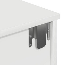 Berkfield Durable Wall Shelf With Drawers White 80X31X17 Cm Engineered Wood - thumbnail 9