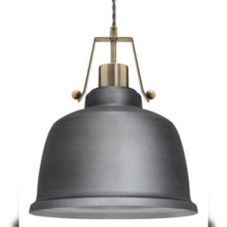 Long Life Lamps Company Industrial Vintage Brass Ceiling Pendant Light M0179 - thumbnail 1