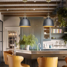 Long Life Lamps Company Industrial Vintage Brass Ceiling Pendant Light M0179 - thumbnail 7