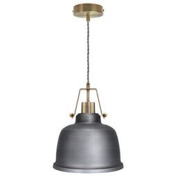Long Life Lamps Company Industrial Vintage Brass Ceiling Pendant Light M0179 - thumbnail 4
