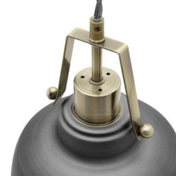 Long Life Lamps Company Industrial Vintage Brass Ceiling Pendant Light M0179 - thumbnail 5