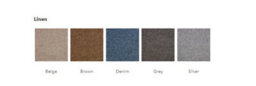 Comfy Deluxe 4Ft Milan Plain Buttons  Floorstanding 54Inch Headboard Silver Linen - thumbnail 2