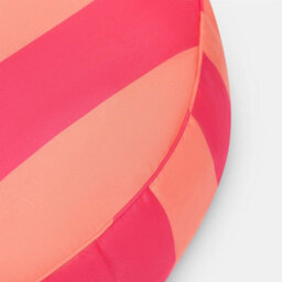 Ohs Stripe Round Outdoor Garden Cushion Water Resistant - Orange/pink - thumbnail 6