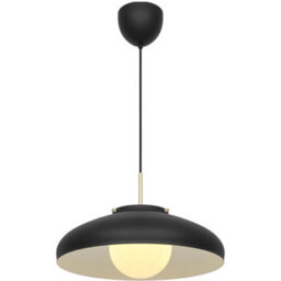 Nordlux Latif Metal Pendant Light Glass Shade Black,mains - thumbnail 2