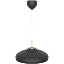 Nordlux Latif Metal Pendant Light Glass Shade Black,mains - thumbnail 3