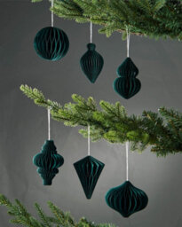 Werchristmas Green Shatterproof Baubles Teal 50 Pack - thumbnail 2