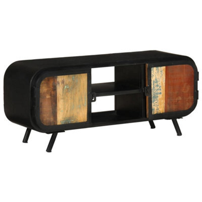 Berkfield Tv Cabinet 110X30X45 Cm Solid Reclaimed Wood - image 1