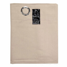 Homescapes Plain Off Beige Cotton Eyelet Curtains 137 X 228 Cm - thumbnail 4