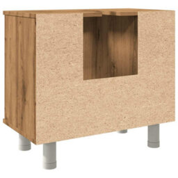 Berkfield Bathroom Cabinet Artisan Oak 60X32X53.5 Cm Engineered Wood - thumbnail 7