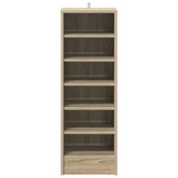 Vidaxl Shoe Cabinet Sonoma Oak 31.5X35X90 Cm Engineered Wood - thumbnail 4