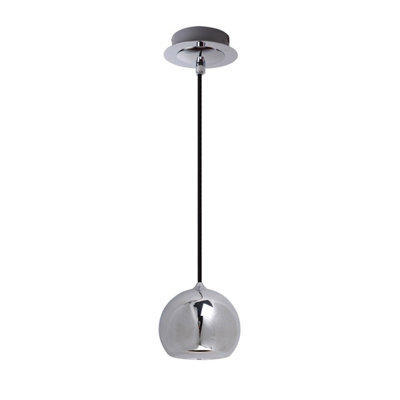 Luminosa Lighting Luminosa James Modern 1 Light Dome Pendant Ceiling Light, Gu10