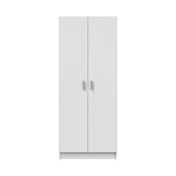 Direct Furniture Suppliers Ltd Baltic Tall White Bathroom Storage Cabinet With 2 Doors- Slim Reversible Design - thumbnail 8