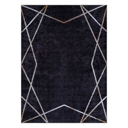 RugsX Miro 51233.811 Washing Carpet Geometric Anti-Slip - Black  140X190 Cm - thumbnail 2