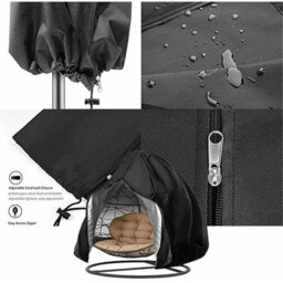 Patio Egg Chair Cover, Waterproof Hanging Heavy Duty Outdoor Swing Cover - thumbnail 3