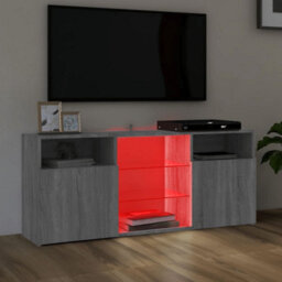 Vidaxl Tv Cabinet With Led Lights Grey Sonoma 120X30X50 Cm - thumbnail 3