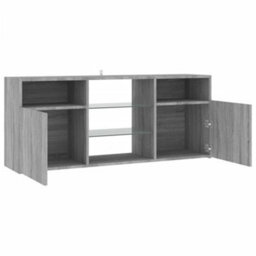 Vidaxl Tv Cabinet With Led Lights Grey Sonoma 120X30X50 Cm - thumbnail 8