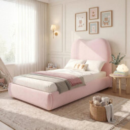 Single Upholstered Hydraulic Storage Bed With Headboard And Large Storage Space - thumbnail 5