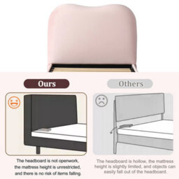 Single Upholstered Hydraulic Storage Bed With Headboard And Large Storage Space - thumbnail 8
